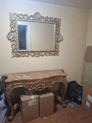 Recibidor con espejo