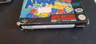 Super Nintendo Tetris Attack snes boxato gig