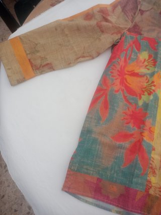 Camisa Zara Multicolor Estampada