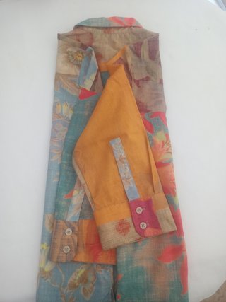 Camisa Zara Multicolor Estampada
