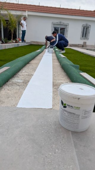 Instalación césped artificial