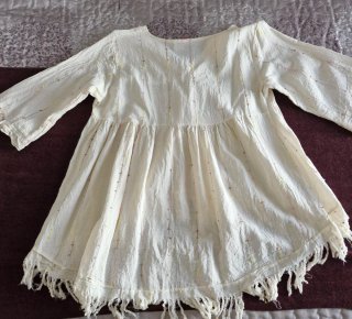 Blusón blanco con detalles bordados