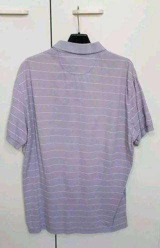 Polo Murphy & Nye righe viola taglia M