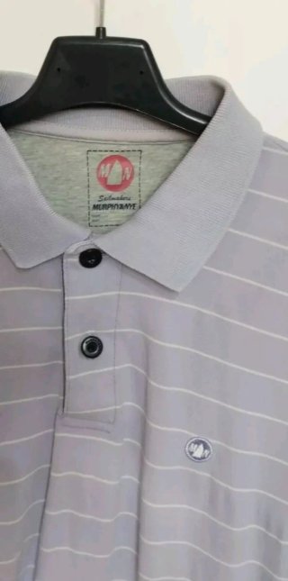 Polo Murphy & Nye righe viola taglia M