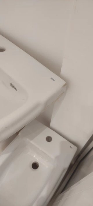 Conjunto Lavabo y Bidé Roca Blanco