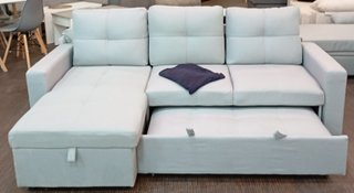 Sofá Cama, ·PAU Tela·, Gris, ·Cómodo. ¡EN OFERTA!