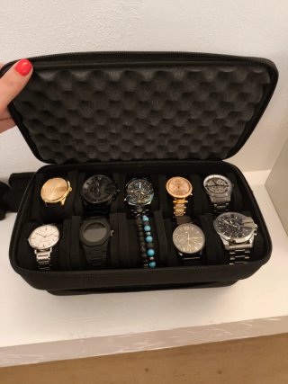 Custodia porta orologi 10 pezzi