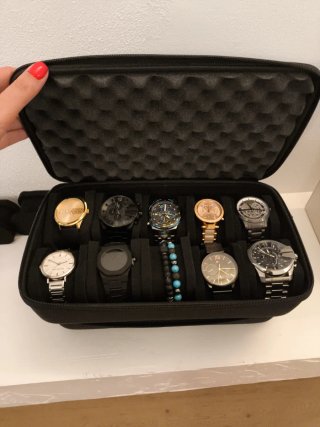 Custodia porta orologi 10 pezzi