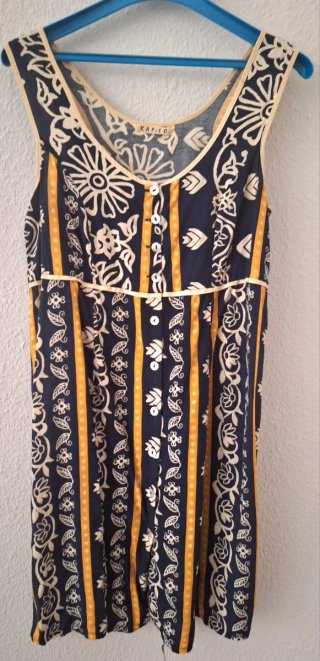 Vestido de verano sin mangas. Muy fresquito