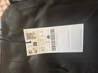 Falda pantalón Stradivarius negra talla 42