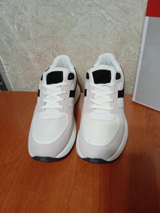 Sneakers Leerd uomo bianche e nere taglia 42 nuove