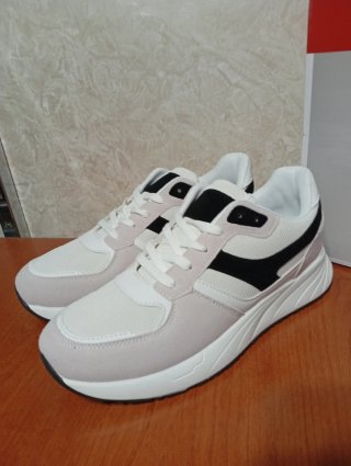 Sneakers Leerd uomo bianche e nere taglia 42 nuove