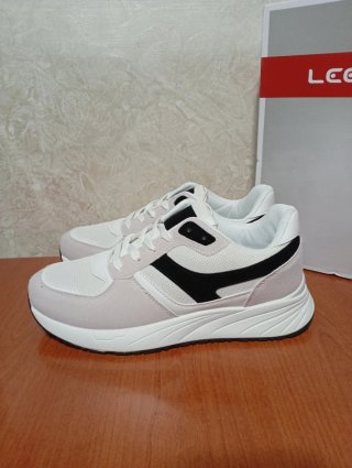 Sneakers Leerd uomo bianche e nere taglia 42 nuove