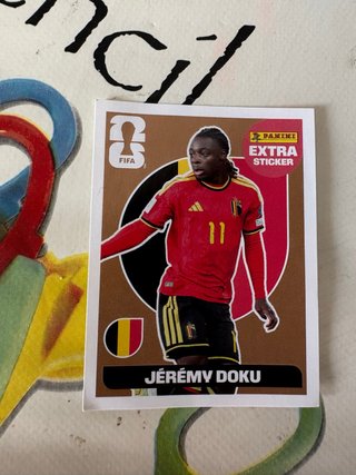 Cromo Extra Doku Bronce Panini FIFA