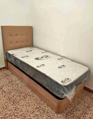 Canapé abatible madera y tela envío gratis