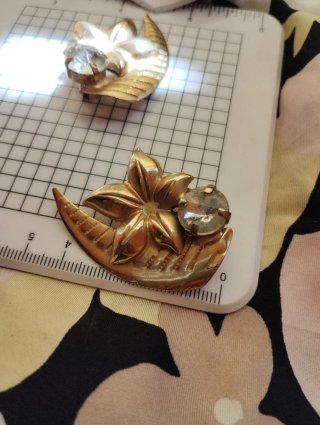 Orecchini vintage anni '80 oro