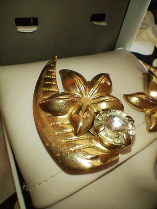 Orecchini vintage anni '80 oro