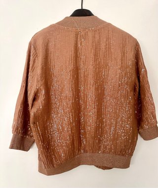 Chaqueta bomber lentejuelas