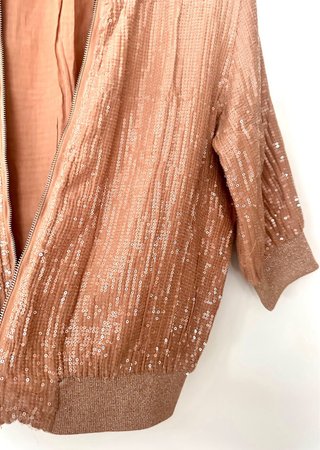 Chaqueta bomber lentejuelas