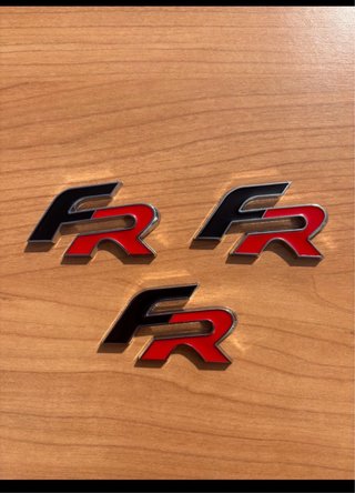 3 Emblema Seat FR porton aleta maletero nuevas