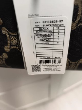 Bolso de hombro negro y marrón