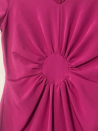 Vestido de fiesta fusia
