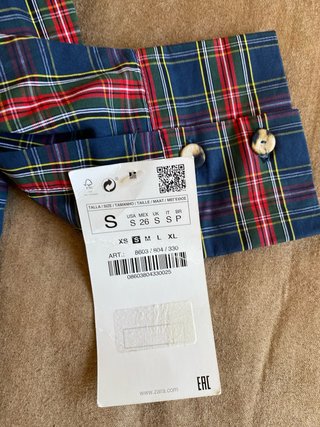 Camisa Zara Algodón Talla S