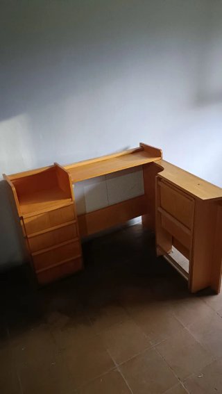 Mesa estudio infantil plegable madera