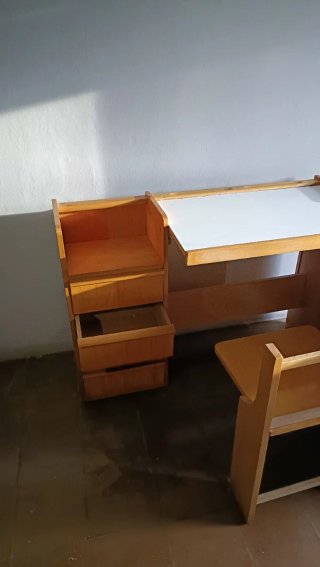 Mesa estudio infantil plegable madera