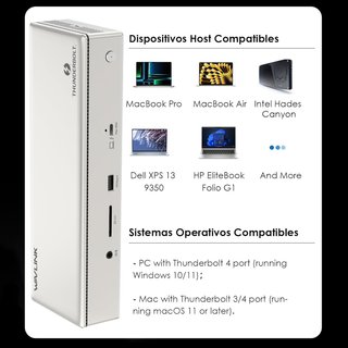 Wavlink Thunderbolt 4 Dock 15‐en‐1 8K 98W