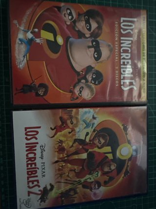 Los Increíbles 1 y 2 DVD (Español)
