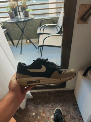 Zapatillas Nike Air Max Beige y Negro