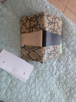 Cartera Tous Beige y Marrón