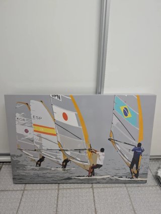 Cuadro de regata de vela