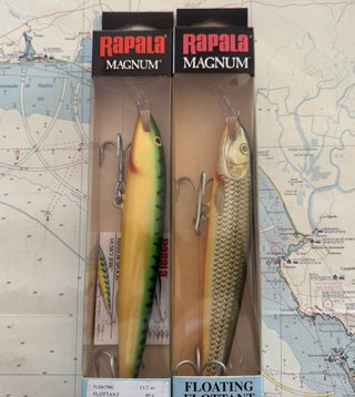 Lote 2 señuelos Rapala FMAG 18cm         126