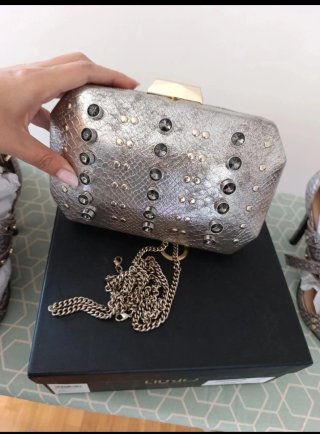 Sandalias Liu Jo Serpiente Pedrería Talla 40 bolso