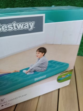Colchón Hinchable Bestway 158x89x18, Turquesa