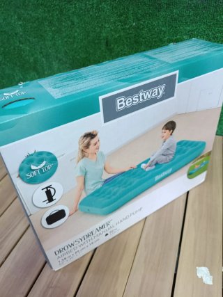 Colchón Hinchable Bestway 158x89x18, Turquesa
