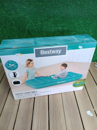 Colchón Hinchable Bestway 158x89x18, Turquesa
