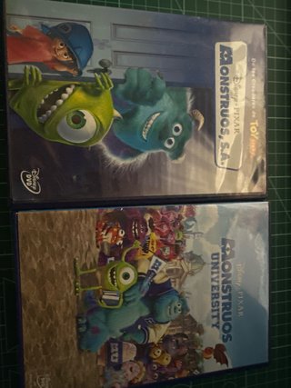 Pack 2 Películas Monstruos S.A. y University DVD