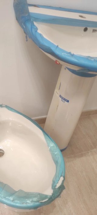 Conjunto Lavabo y Bidé Roca Blanco