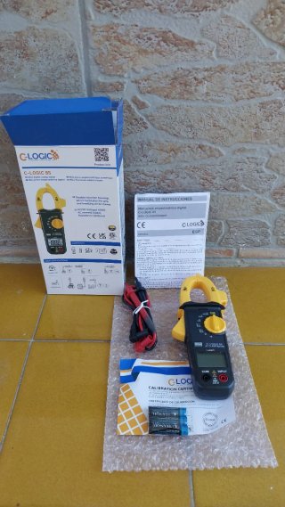 Pinza Amperimétrica Digital C-LOGIC 85, NUEVA.
