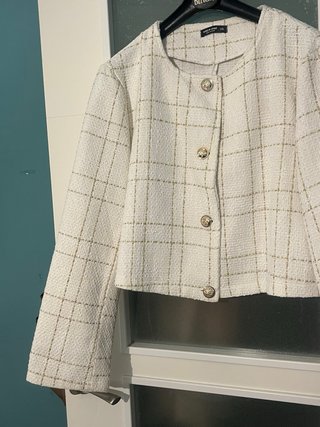 Chaqueta  Cuadros Dorados