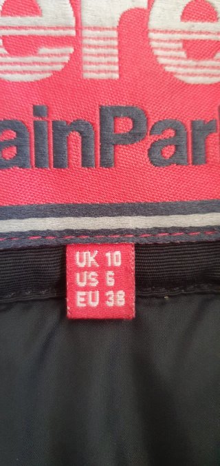 Chaqueta 3/4 Superdry Negra  Talla 38 Europea