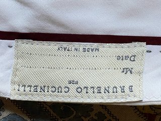 Pantaloni Brunello Cucinelli Bianchi