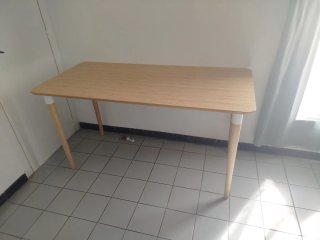Mesa de comedor Ikea madera bambú