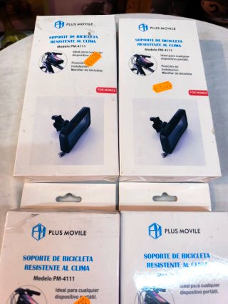 Lote 4 Soportes Móvil Bicicleta Plus Movile