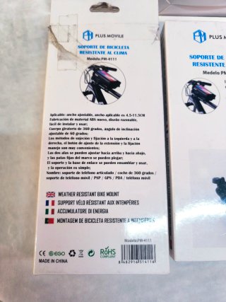 Lote 4 Soportes Móvil Bicicleta Plus Movile
