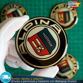 Emblemas Alpina 65mm x4 Tapacubos Llantas BMW