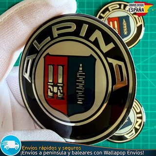 Emblemas Alpina 65mm x4 Tapacubos Llantas BMW